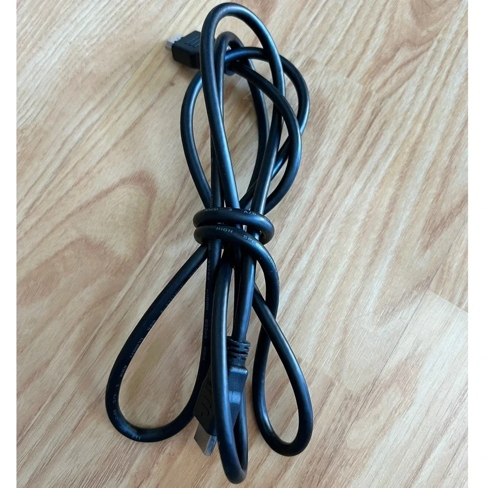 HDMI Cable Unisex OS Black Very Good High Speed Video Audio Cord